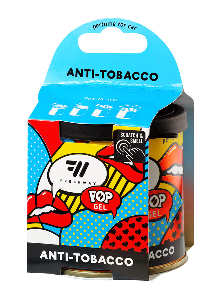 POP GEL	 Anti tabaco
